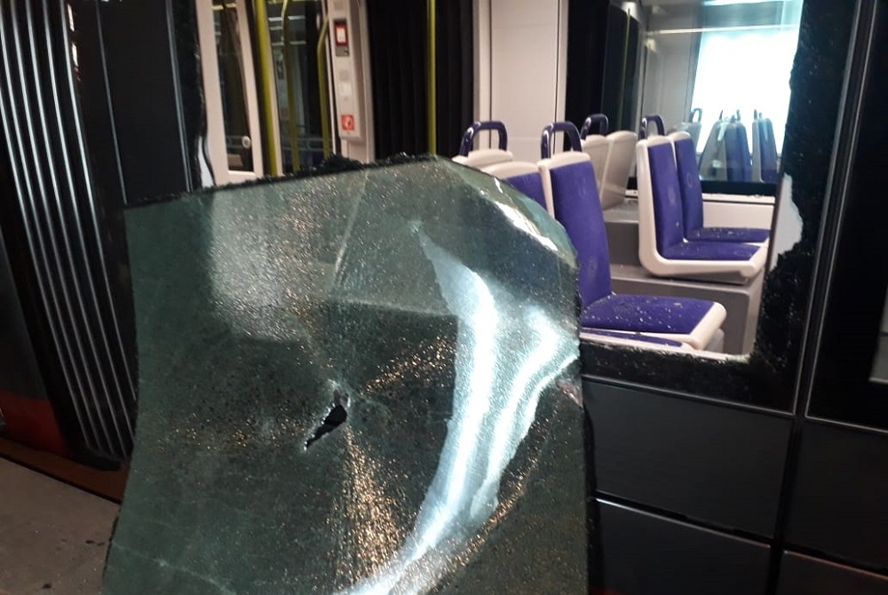 تَخريب العديد من عربات "ترامواي" الدار البيضاء