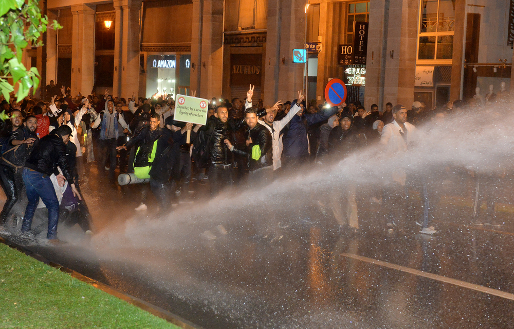  القوات العمومية تفض اعتصام الأساتذة "حاملي الشواهد" قبل الإفطار 