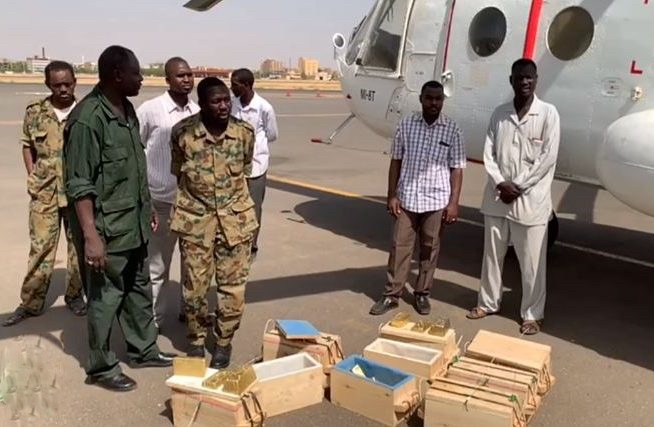 سُلطات السُودان تُوقف طائرة لشركة "مناجم" المغربية وعلى متنها 84 كلغ من الذهب