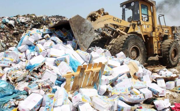  إتلاف أطنان من المواد الغذائية الفاسدة بجهة الشرق 