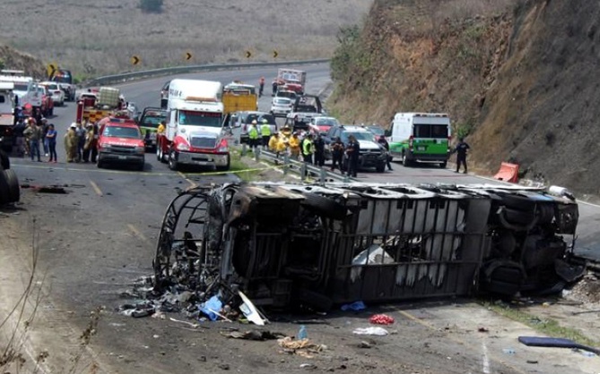  مقتل 20 شخصا على الأقل في حادث تصادم بالمكسيك 