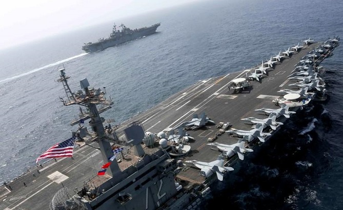 إيران: بوسع طهران أن تغرق سفن أمريكا الحربية