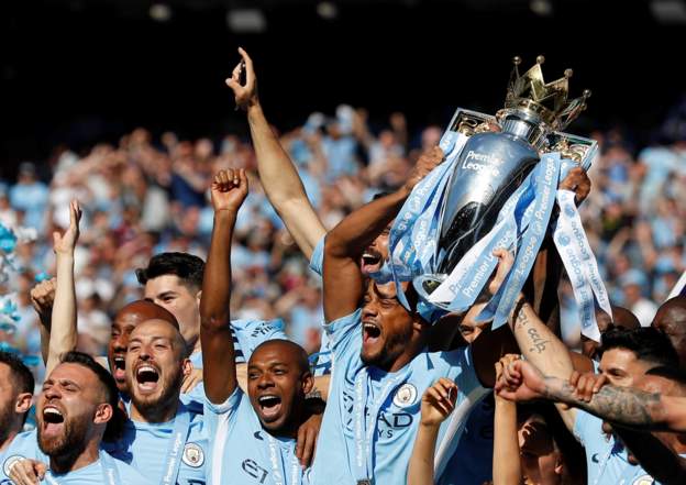 مانشستر سيتي يَحتفظ بلقب الدوري الإنجليزي الممتاز