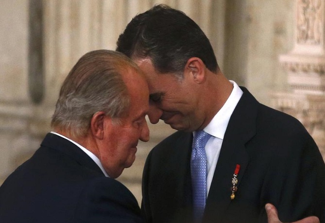  الملك خوان كارلوس يعلن انسحابه من الحياة العامة 