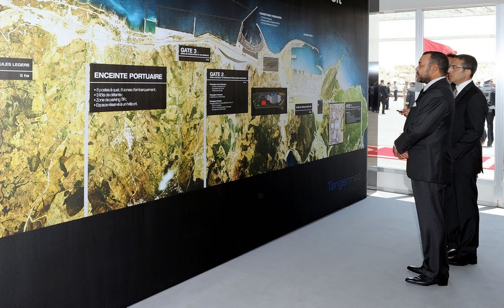  الملك محمد السادس يحلّ بطنجة لإعطاء انطلاقة عمل طنجة "المتوسط2" 