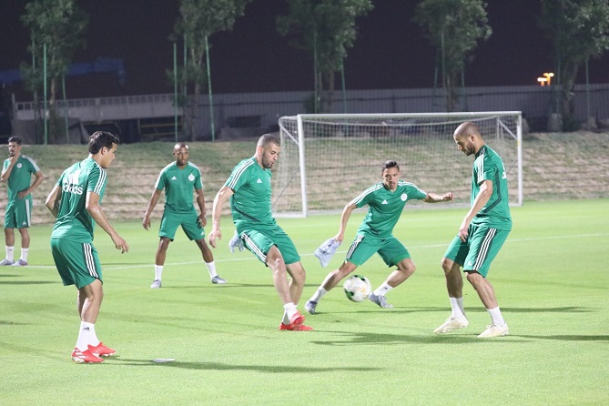  المنتخب الجزائري يحضر لنهائيات كأس إفريقيا 