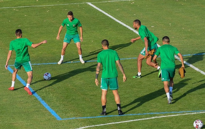  تداريب المنتخب المغربي 
