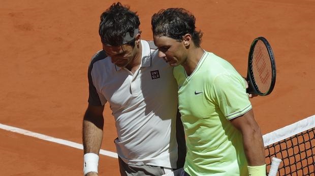 رافايل نادال نادال يكتسح فيدرر ويبلغ "النهائي المفضل"