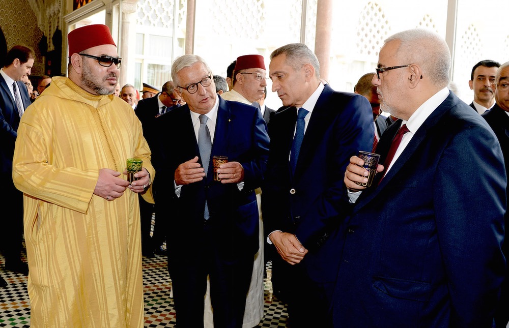 الملك يَستقبل اليوسفي وبنكيران في احتفال "عيد العرش"