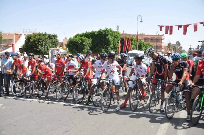  انطلاق الدوري الدولي للدراجات بقلعة السراغنة 