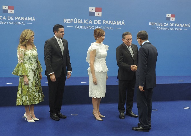 العثماني يمثل الملك في حفل تنصيب الرئيس البنمي