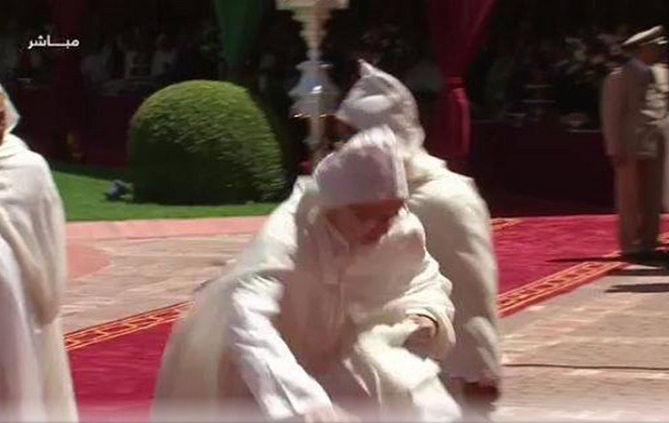 موقف محرج للعثماني أمام الملك محمد السادس