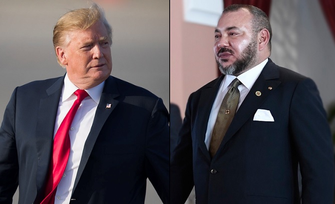 رسـالة مـن الملك محمد السادس إلــى ترامب