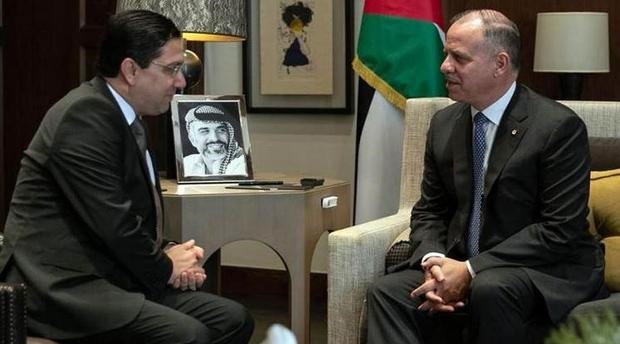  نائب العاهل الأردني يستقبل بوريطة في عمان 