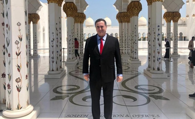  وزير الخارجية الإسرائيلي في أبو ظبي 