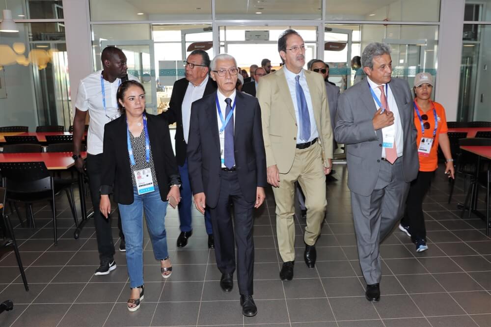  العلمي يَتفقد قرية الوفود المشاركة في "الألعاب الإفريقية" 