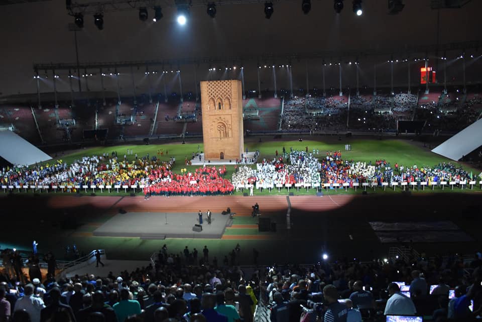  الرباط تحتفي بالأفارقة بحفل "مُبهر" لدورة الألعاب الإفريقية 