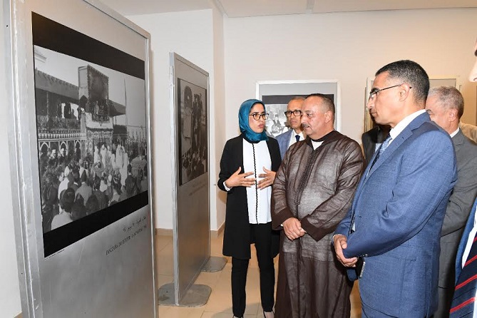  افتتاح معرض تاريخي لذكرى ثورة الملك والشعب 