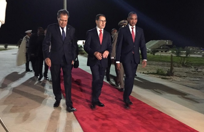 استقبال وازن للعثماني بالعاصمة الموريتانية