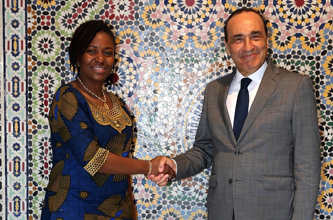 المالكي يستقبل وزيرة خارجية سيراليون