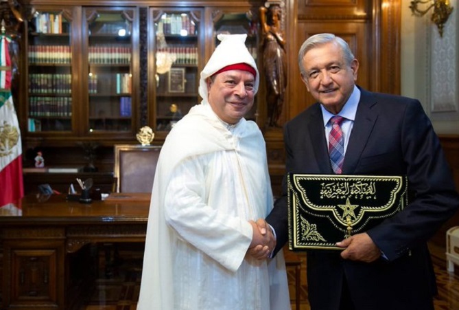 رئيس المكسيك يستقبل سفير المغرب الجديد