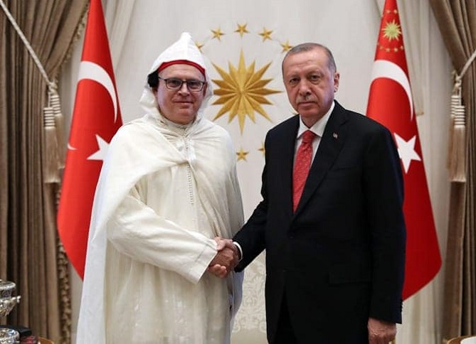  أردوغان يستقبل سفير المغرب الجديد بالقصر الرئاسي 