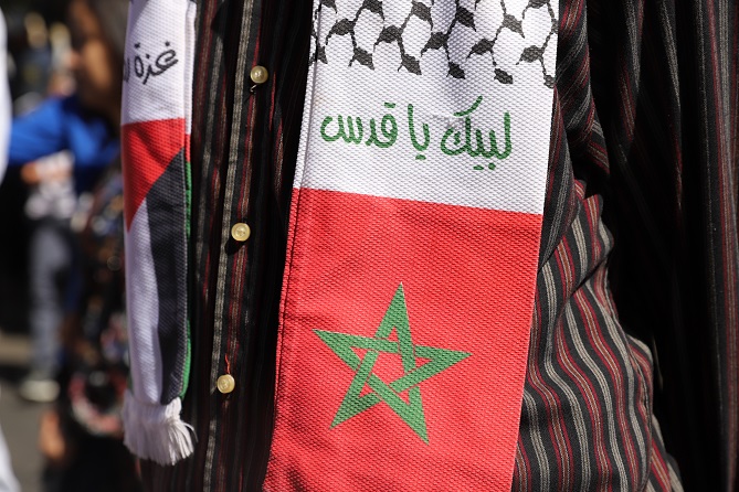  وقفة تضامنية في الرباط نصرة للمسجد الأقصى 