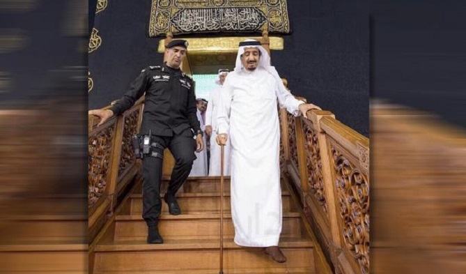 آخر ظهور للحارس الشخصي للملك سلمان (فيديو)