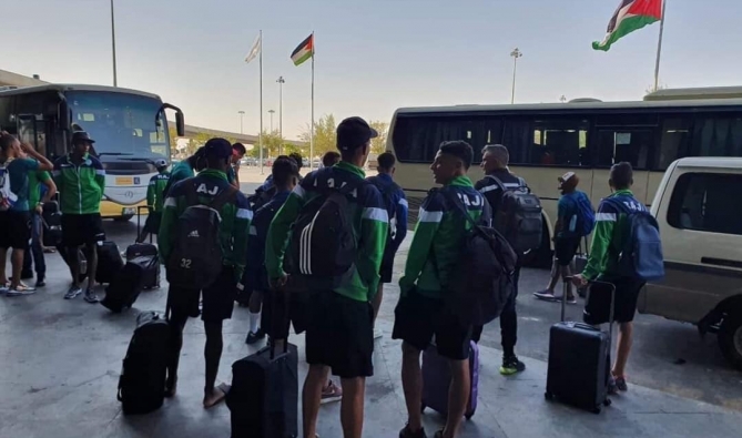  بعثة الرجاء البيضاوي تصل إلى فلسطين 