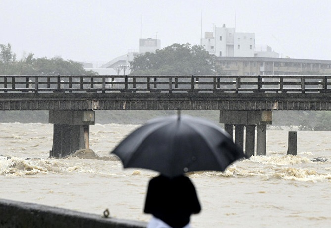  الأمطار الغزيرة تودي بحياة 4 أشخاص في اليابان 
