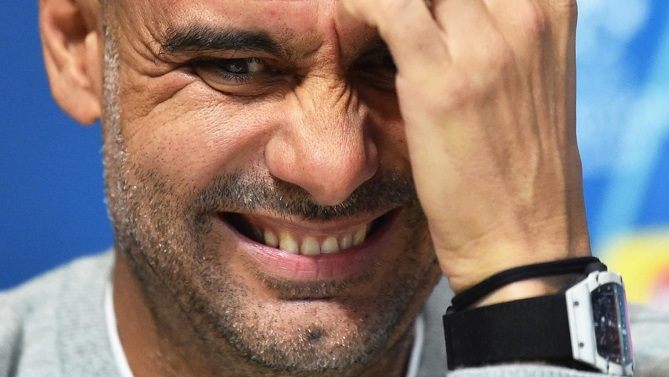 غوارديولا يظهر بساعة يدوية قيمتها 1.5 مليون دولار