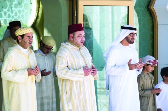  ولي عهد أبوظبي يقدم تعازيه في وفاة ريان للملك محمد السادس 