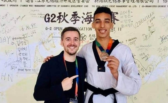 أشرف محبوبي يفوز بالميدالية البرونزية في الصين