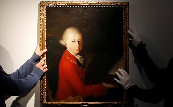 باريس.. بيع لوحة لموتسارت بمبلغ فاق التوقعات