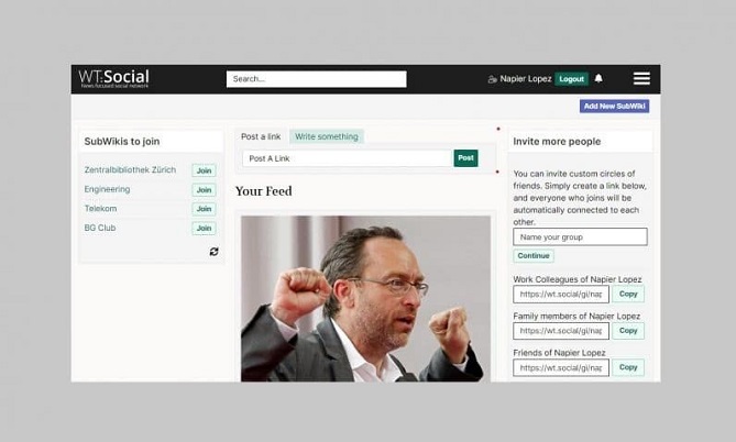 مؤسس ويكيبيديا يطلق شبكة اجتماعية منافسة لفيسبوك