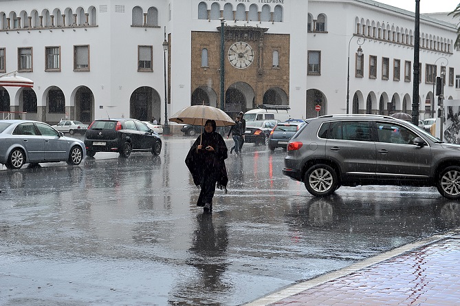مقاييس التساقطات المطرية المسجلة بالمملكة خلال الـ 24 ساعة الماضية