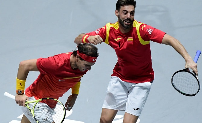 كأس ديفيس: نادال يقود اسبانيا الى نصف النهائي