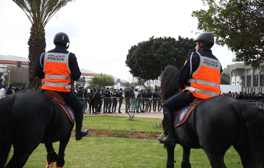  ديربي البيضاء .. توقيف مجموعة من الأشخاص عقب أحداث شغب 