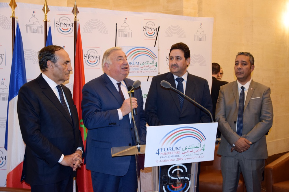 قيوح يتباحث بباريس مع رئيس مجلس الشيوخ الفرنسي