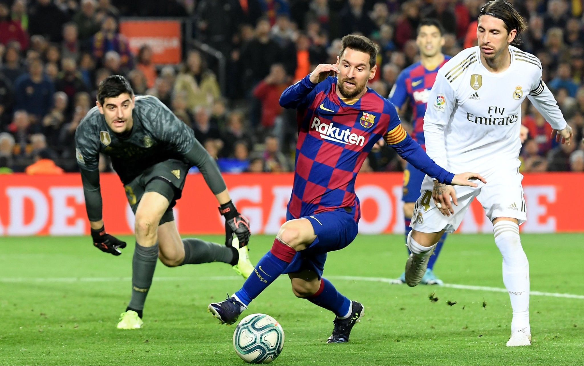 كلاسيكو برشلونة وريال مدريد ينتهي بلا أهداف