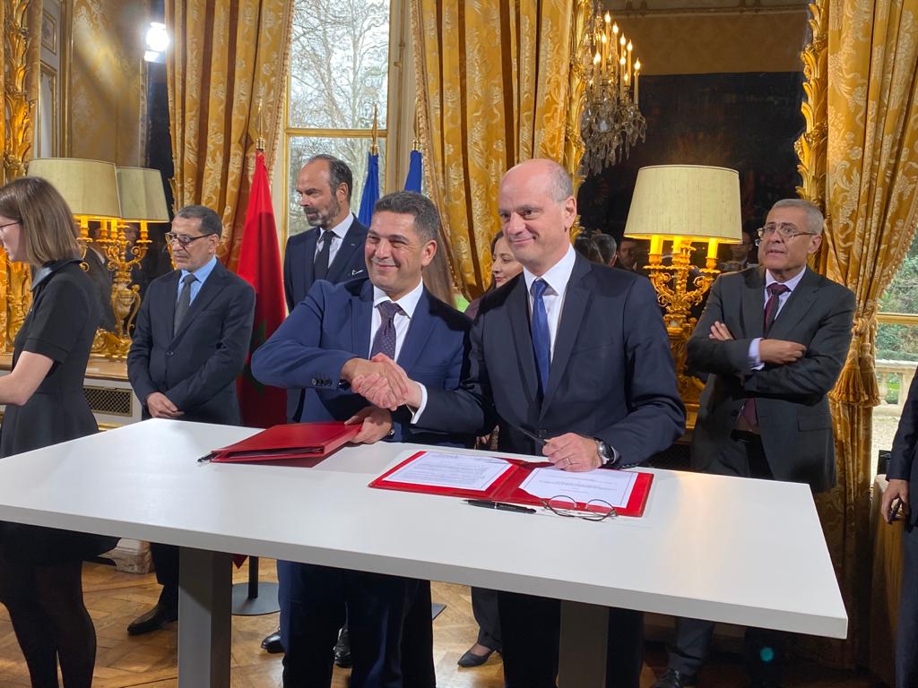 أمزازي وميشيل بلانكر يوقعان "إعلان نوايا مشتركة"