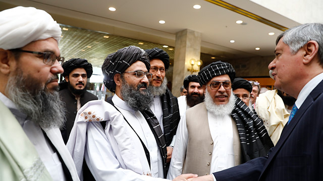  استئناف المحادثات بين الولايات المتحدة وحركة "طالبان" الأفغانية بالدوحة 