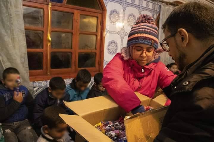 قافلة من المتطوعين تنقل "الابتسامة" إلى "آيت عثمان"