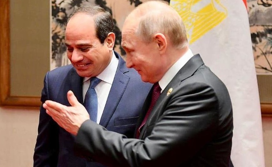 السيسي وبوتين يبحثان تطورات الأوضاع في ليبيا