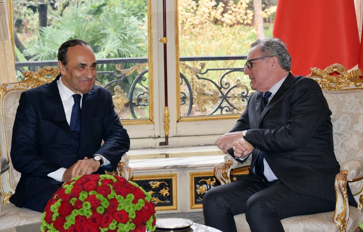  المالكي يتباحث مع رئيس الجمعية الوطنية الفرنسية 