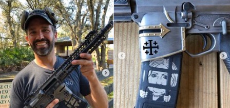 ابن ترامب ينشر صورة بندقية وراية الحملات الصليبية