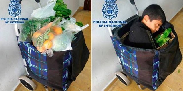  توقيف مغربيين حاولا تهريب طفل فلسطيني إلى إسبانيا في كيس يدوي 