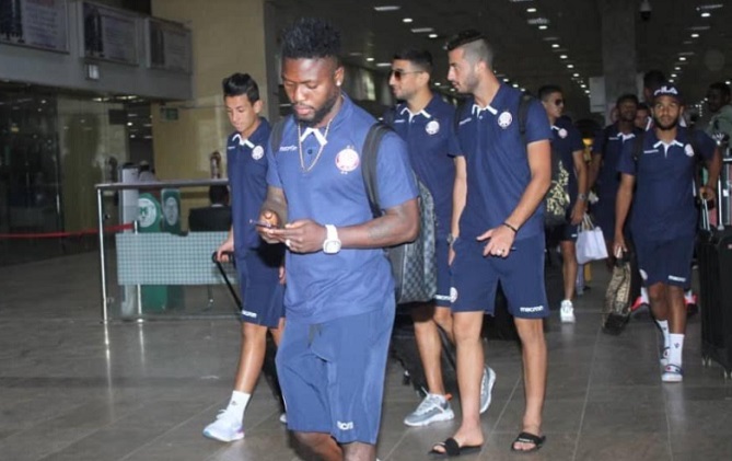  بعثة الوداد تصل إلى لواندا تأهبا لمواجهةً "بيترو" 