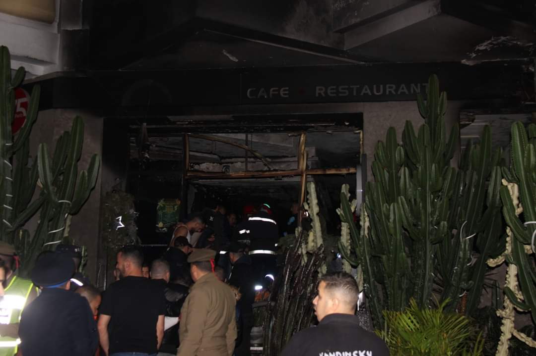 حريق ينهي حياة شابتين داخل مقهى للشيشة في احتفالات رأس السنة بطنجة