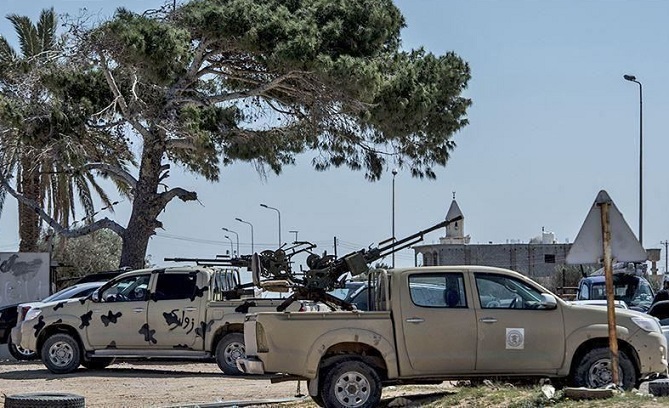 الجزائر وإيطاليا تدعوان لوقف إطلاق النار في ليبيا